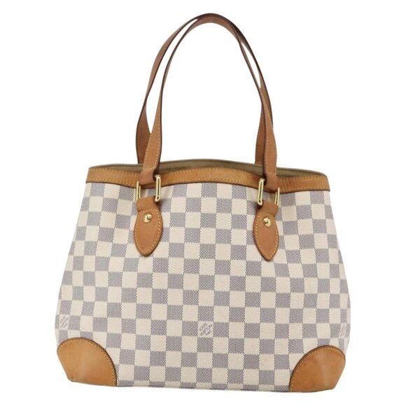 LOUIS VUITTON Damier Azur Hampstead PM Tote Bag N51207 LV Auth BA6345 - Picture 3 of 16